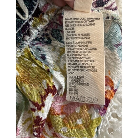 NWT Free People Ivory/Multi Colored Kahlo Printed Set Size XS - Picture 10 of 10